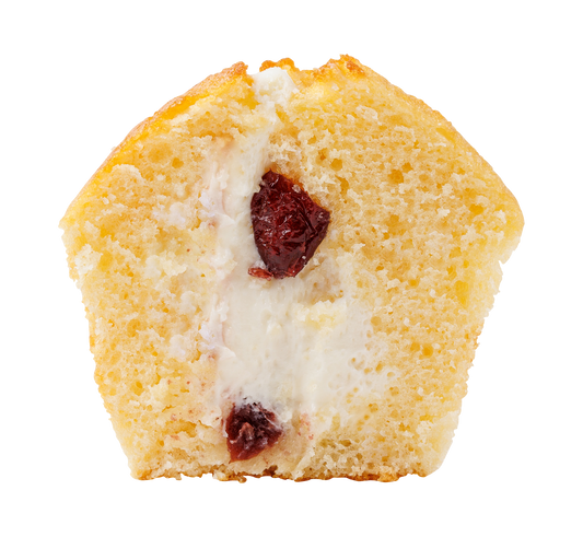Cranberry Cream Cheese Muffin 115G (Box of 6 or 20) - Oh La La Bakery