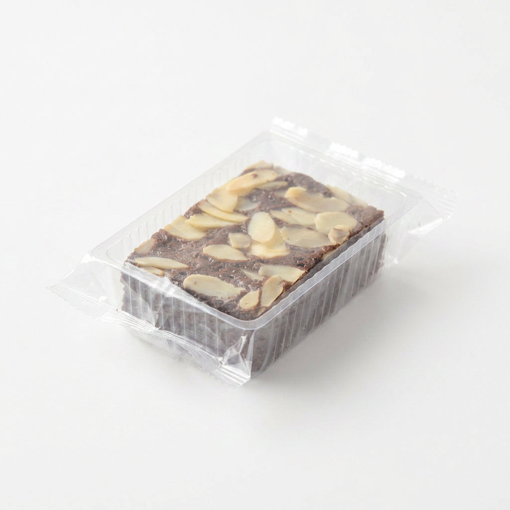 Almond Chocolate Fudge Brownie 70G Pillow Packed (Box of 6 or 26) - Oh La La Bakery