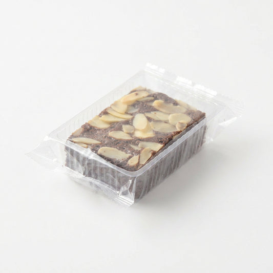 Almond Chocolate Fudge Brownie 70G Pillow Packed (Box of 6 or 26) - Oh La La Bakery