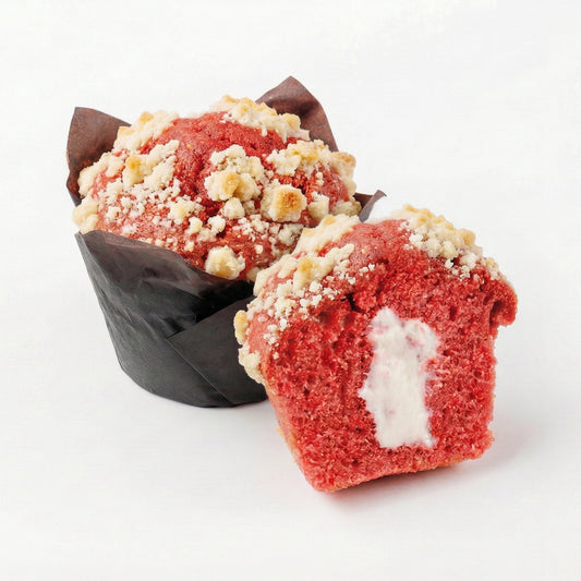 Red Velvet Muffin with Cream cheese filling
