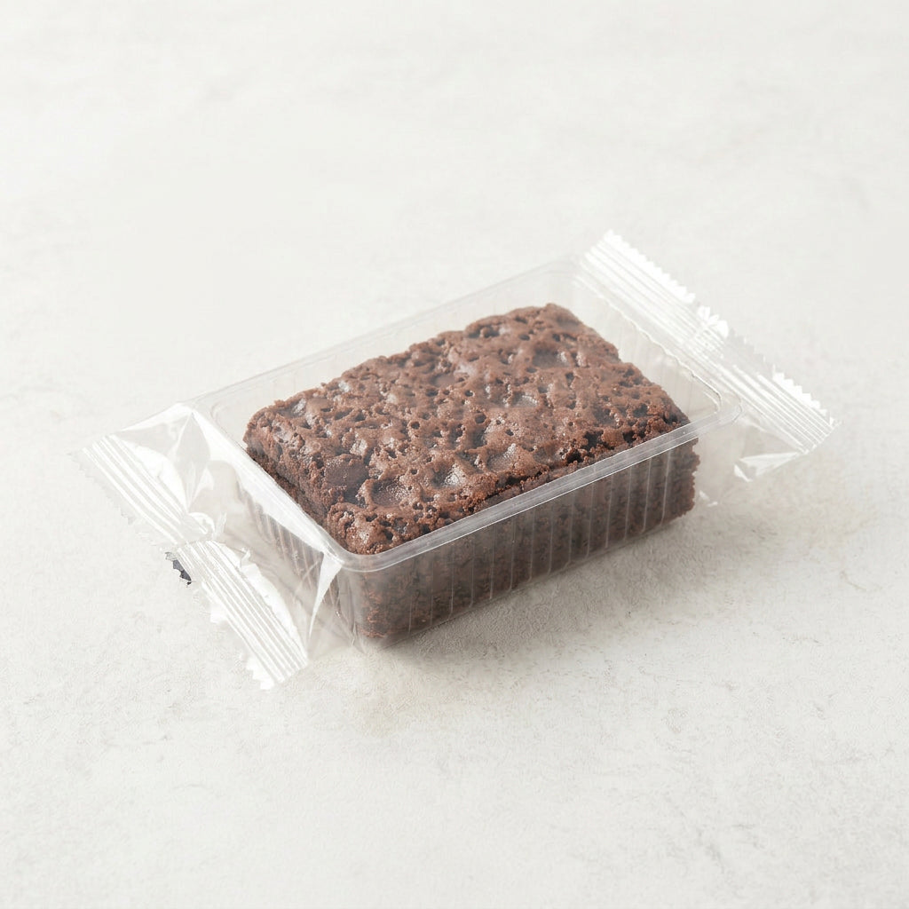 Chocolate Chip Fudge Brownie 70G Pillow Packed (Box of 6 or 26) - Oh La La Bakery